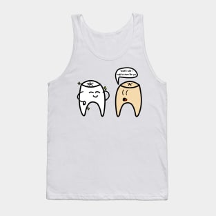 Clean & Dirty Teeth Comic Tank Top